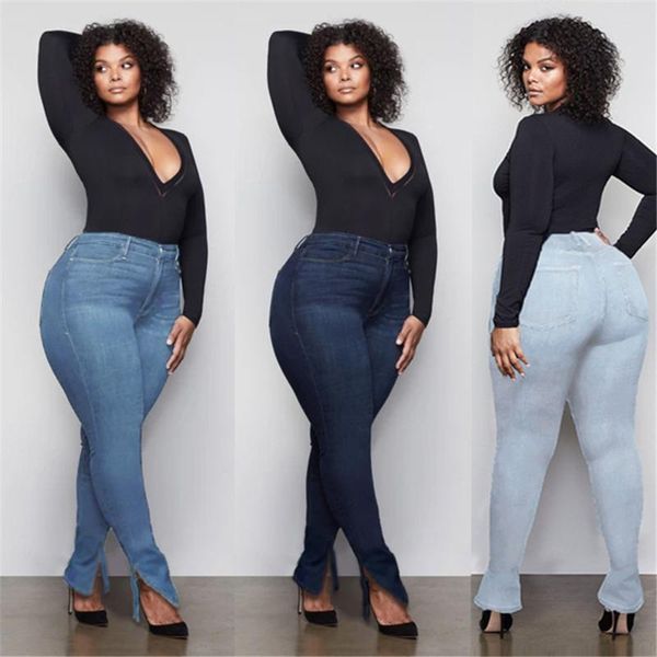 jeans high waist pants ladies casual women selling slim pencil stretch slit women's, Blue
jeans high waist pants ladies casual women selling slim pencil stretch slit women's, Blue