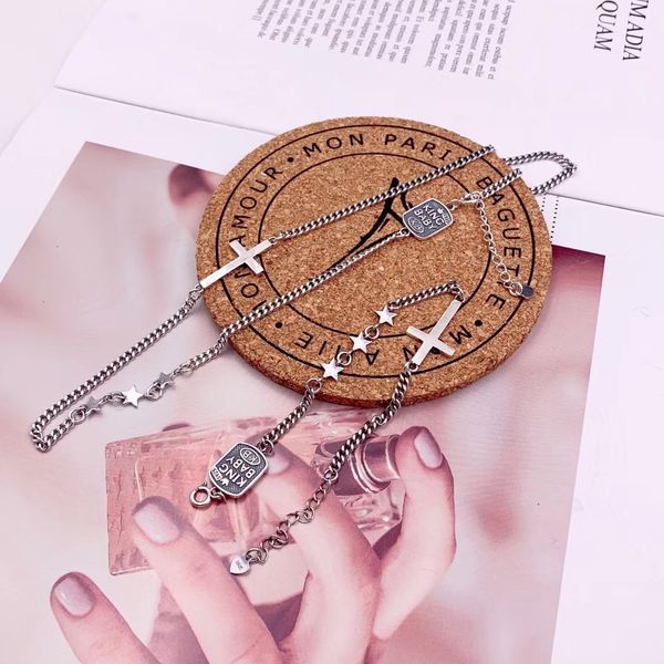 fashion personality s925 sterling silver cross designer necklaces pentagon necklace women short bracelet
fashion personality s925 sterling silver cross designer necklaces pentagon necklace women short bracelet