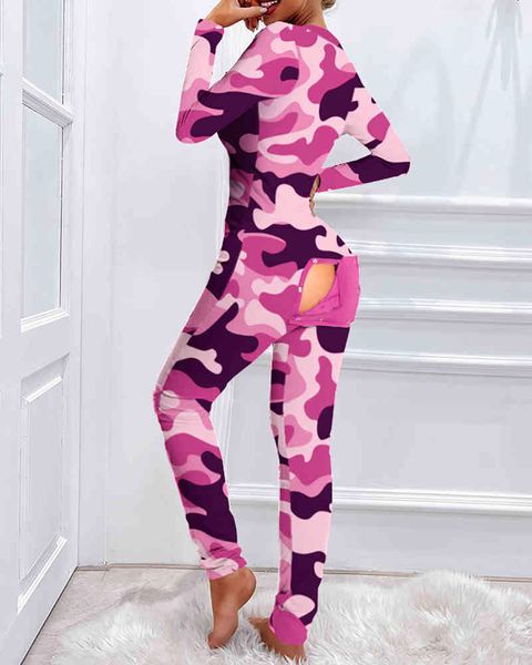 new style women's functional buttoned flap camouflage printed adults pajamas suit homewear femme detachable jumpsuits 210415, Black;white
new style women's functional buttoned flap camouflage printed adults pajamas suit homewear femme detachable jumpsuits 210415, Black;white