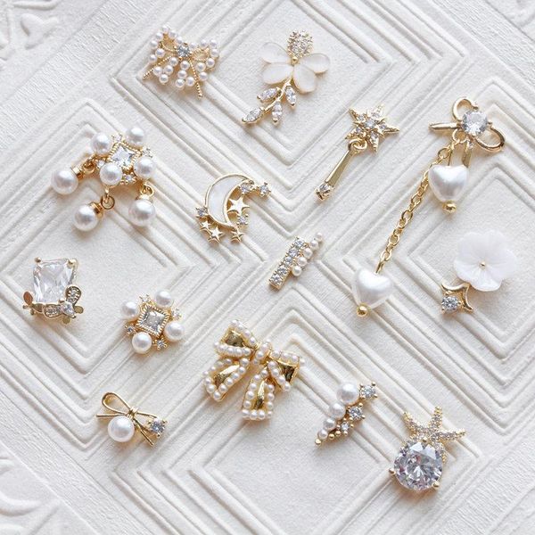 nail art decorations 10pcs 3d opal butterfly flower alloy zircon pearl crystal metal manicure nails accesorios supplies charms, Silver;gold
nail art decorations 10pcs 3d opal butterfly flower alloy zircon pearl crystal metal manicure nails accesorios supplies charms, Silver;gold