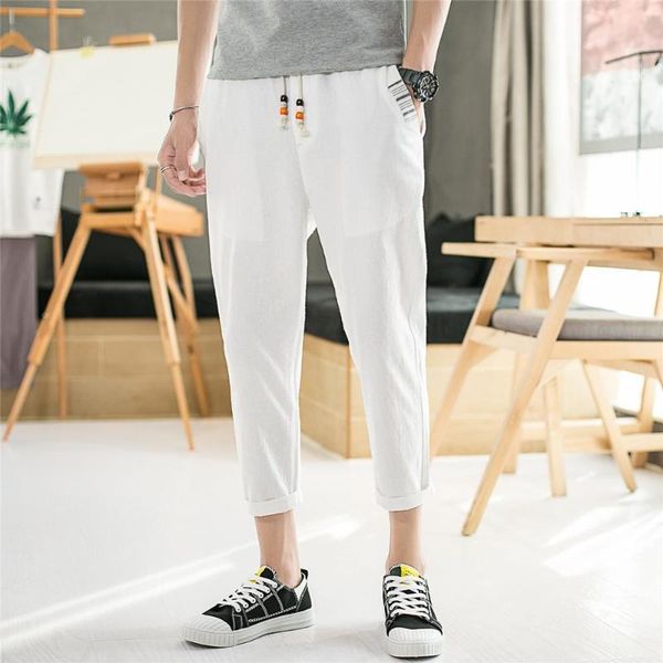 men's pants cotton linen joggers black men harem harajuku elastic ankle-length mens trousers nice summer streetwear clothes male
men's pants cotton linen joggers black men harem harajuku elastic ankle-length mens trousers nice summer streetwear clothes male