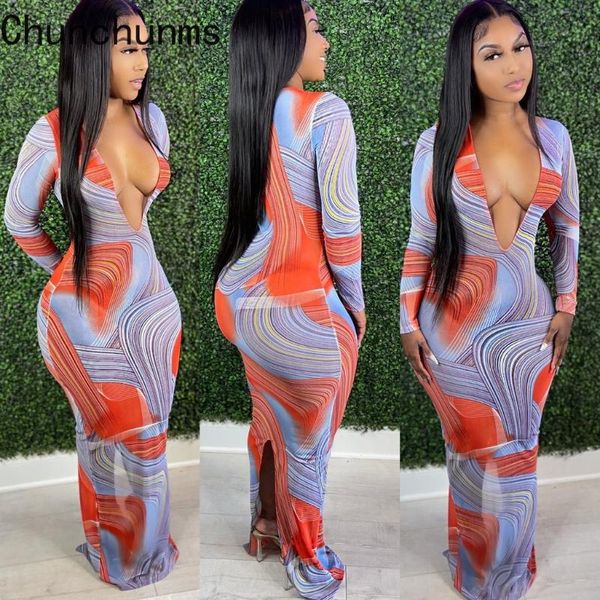 casual dresses 2021 fashion printed sheer mesh bodycon for women deep v neck long sleeve maxi dress beachwear party clubwear, Black;gray
casual dresses 2021 fashion printed sheer mesh bodycon for women deep v neck long sleeve maxi dress beachwear party clubwear, Black;gray