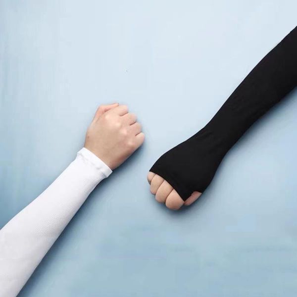 cycling gloves one pair sun uv protection cooling ice sleeve women summer long fingerless driving running sports sleeves, Black
cycling gloves one pair sun uv protection cooling ice sleeve women summer long fingerless driving running sports sleeves, Black
