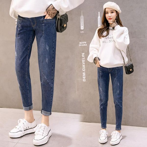 maternity bottoms summer thin pants denim long trousers loose jeans wear adjustable pregnancy abdominal zl997, White
maternity bottoms summer thin pants denim long trousers loose jeans wear adjustable pregnancy abdominal zl997, White