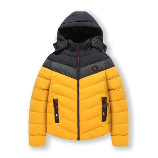 men's down & parkas 2021 winter hooded jackets outdoor thicken warm men coat fashion patchwork zipper mens cotton clothing, Black
men's down & parkas 2021 winter hooded jackets outdoor thicken warm men coat fashion patchwork zipper mens cotton clothing, Black
