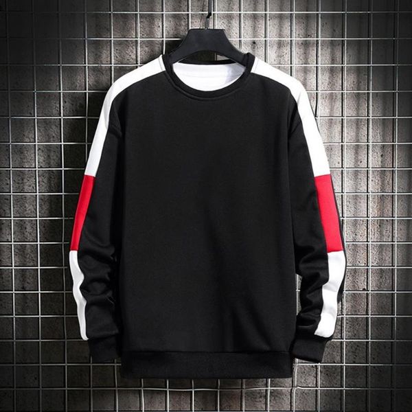 men's hoodies & sweatshirts hoodie easy wear patchwork polyester comfortable fashionable loose men o-neck pullover, Black
men's hoodies & sweatshirts hoodie easy wear patchwork polyester comfortable fashionable loose men o-neck pullover, Black