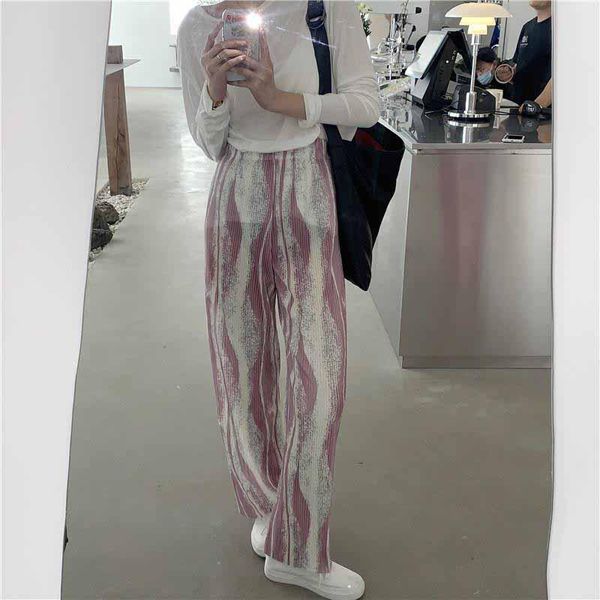 women's pants & capris luck a tie dye wide leg autumn summer trousers women elastic high waist loose ribbed korean streetwear fashion, Black;white
women's pants & capris luck a tie dye wide leg autumn summer trousers women elastic high waist loose ribbed korean streetwear fashion, Black;white