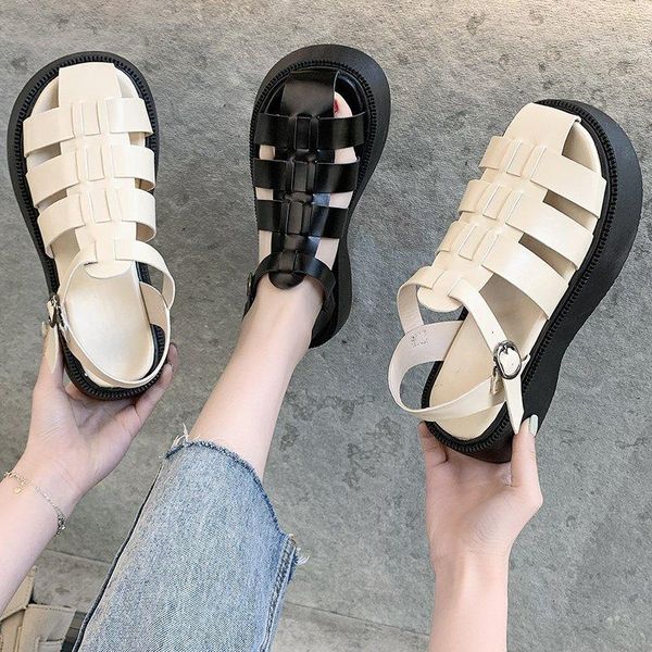sandals women summer rome style design women's sandal france concise all-match gladiator ladies flats shoes, Black
sandals women summer rome style design women's sandal france concise all-match gladiator ladies flats shoes, Black