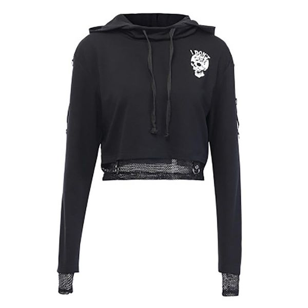 women's hoodies & sweatshirts super cool fake two spliced mesh print hoodie female bf black english letters crop skull motorcycle girl
women's hoodies & sweatshirts super cool fake two spliced mesh print hoodie female bf black english letters crop skull motorcycle girl