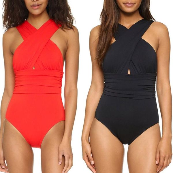 women cross bandage backless solid triangle one-piece swimsuit bathing suit two-piece suits
women cross bandage backless solid triangle one-piece swimsuit bathing suit two-piece suits