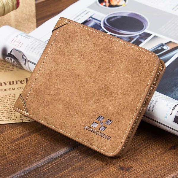 card holders men frosted billfold horizontal style luxury wallet vintage leather slim hipster purses money clip holder clutch bag, Brown;gray
card holders men frosted billfold horizontal style luxury wallet vintage leather slim hipster purses money clip holder clutch bag, Brown;gray