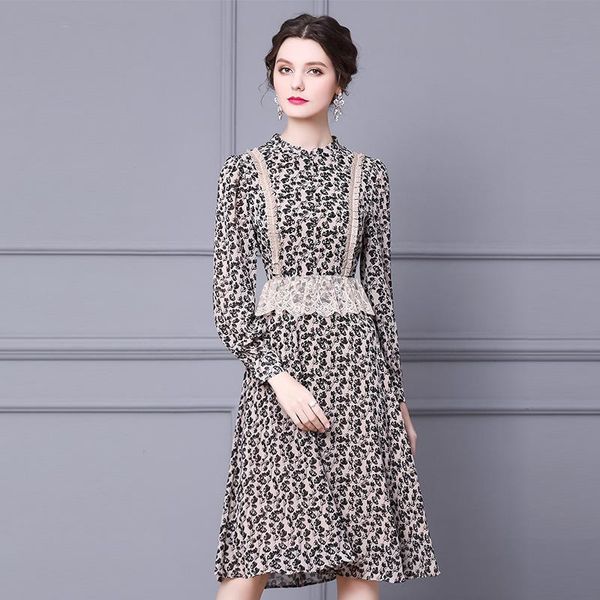 floral dress spring clothes the 2021 lace retro temperament draw back thin middle length casual dresses, Black;gray
floral dress spring clothes the 2021 lace retro temperament draw back thin middle length casual dresses, Black;gray