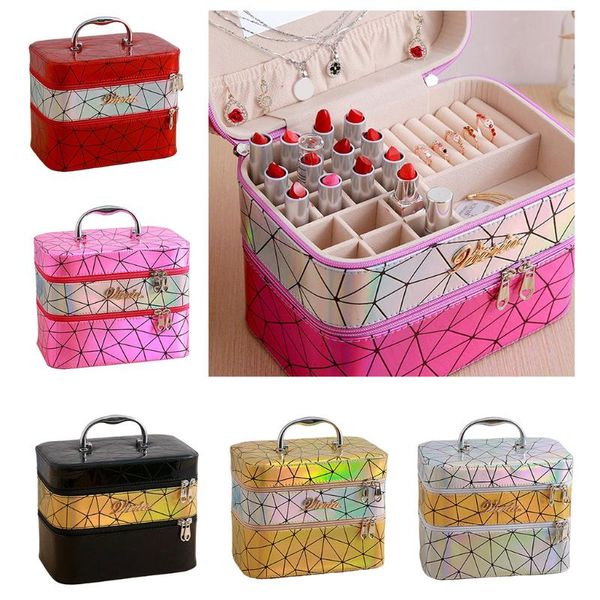 2-layer portable makeup case bag cosmetic jewelry organizer storage bags & cases
2-layer portable makeup case bag cosmetic jewelry organizer storage bags & cases