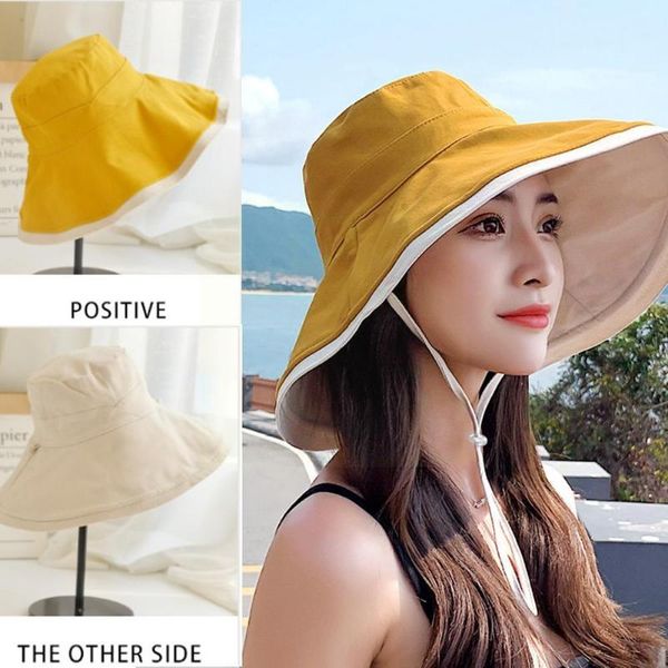 wide brim hats basic summer protection sun hat foldable cotton breathable side with rope beach double flat wind viso e3o7, Blue;gray
wide brim hats basic summer protection sun hat foldable cotton breathable side with rope beach double flat wind viso e3o7, Blue;gray