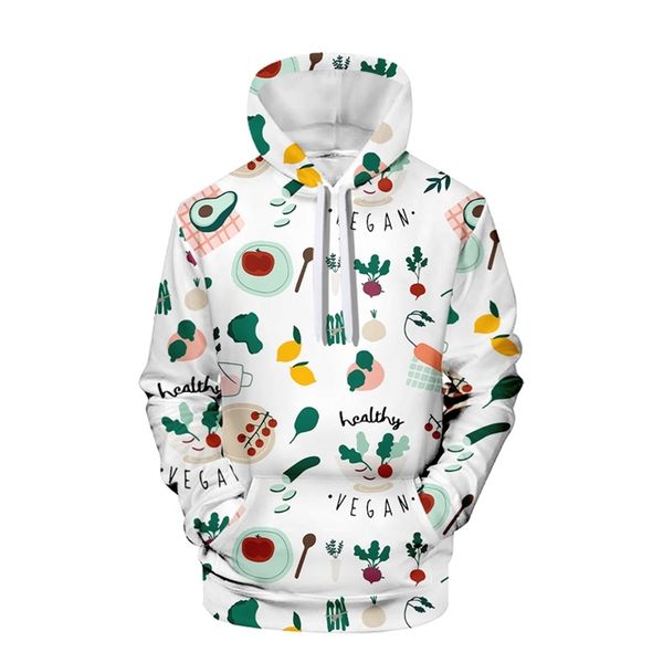 new 3d vegetable color printing plush sweater cosplay men's pattern hooded jacket1, Black
new 3d vegetable color printing plush sweater cosplay men's pattern hooded jacket1, Black