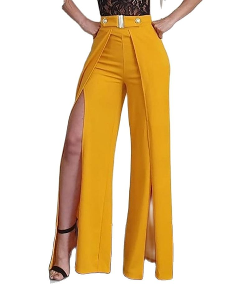 women's pants & capris factory wholesale customized 2022 fashionable high waist wide leg clothing, Black;white
women's pants & capris factory wholesale customized 2022 fashionable high waist wide leg clothing, Black;white