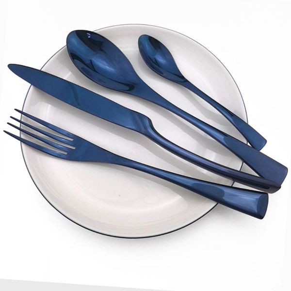 dinnerware sets 4-piece/set elegant and noble blue silver gold black knife fork spoon cutlery set 304 stainless steel flatware
dinnerware sets 4-piece/set elegant and noble blue silver gold black knife fork spoon cutlery set 304 stainless steel flatware