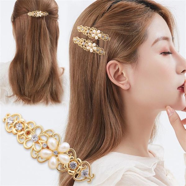 hair clips & barrettes the exquisite pearl imitation spring clip hairpin rhinestone is suitable for women's fashionable accessories, Golden;silver
hair clips & barrettes the exquisite pearl imitation spring clip hairpin rhinestone is suitable for women's fashionable accessories, Golden;silver