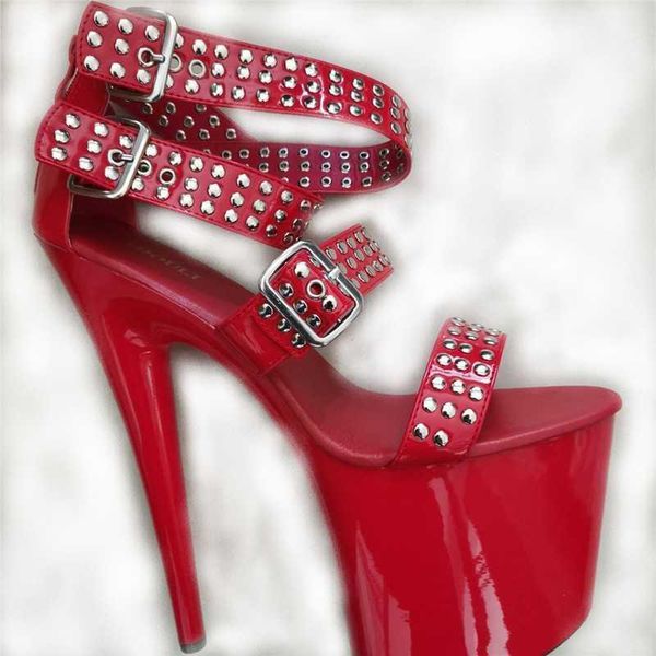 rivet vamp decorative heels, pole dancing shoes, 20 cm high heel sandals, 8 inch women's banquet wedding sandals1, Black
rivet vamp decorative heels, pole dancing shoes, 20 cm high heel sandals, 8 inch women's banquet wedding sandals1, Black