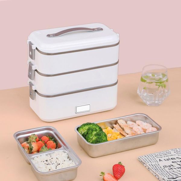 dinnerware sets 220v electric heating lunch box stainless steel bento case insulation container double-layer storage lunchbox household
dinnerware sets 220v electric heating lunch box stainless steel bento case insulation container double-layer storage lunchbox household