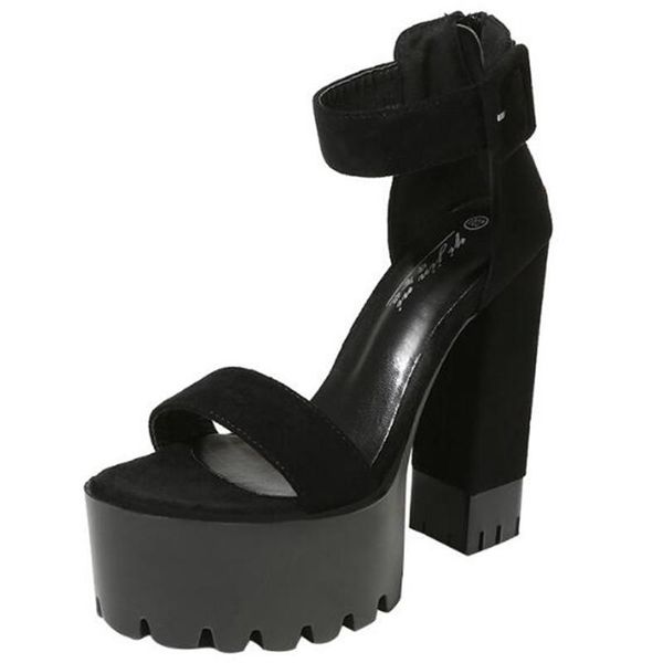 dress shoes selling 2021 summer fashion platform high sandals waterproof flock buckle 15cm thick heels womens, Black
dress shoes selling 2021 summer fashion platform high sandals waterproof flock buckle 15cm thick heels womens, Black