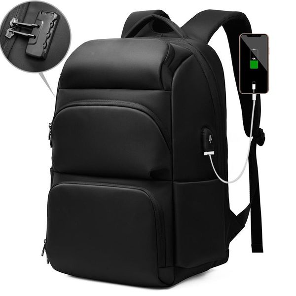 backpack anti theft lock men waterproof school lapbag 17 inch computer with usb charger packs business work
backpack anti theft lock men waterproof school lapbag 17 inch computer with usb charger packs business work