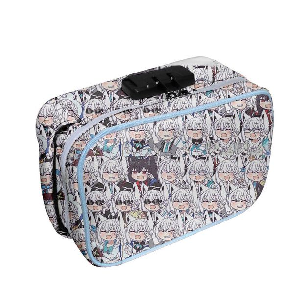 cosmetic bags & cases hololive shirakami fubuki rey oxford cloth fashion 3d portable cosmetic bag combination lock package for women/men top
cosmetic bags & cases hololive shirakami fubuki rey oxford cloth fashion 3d portable cosmetic bag combination lock package for women/men top