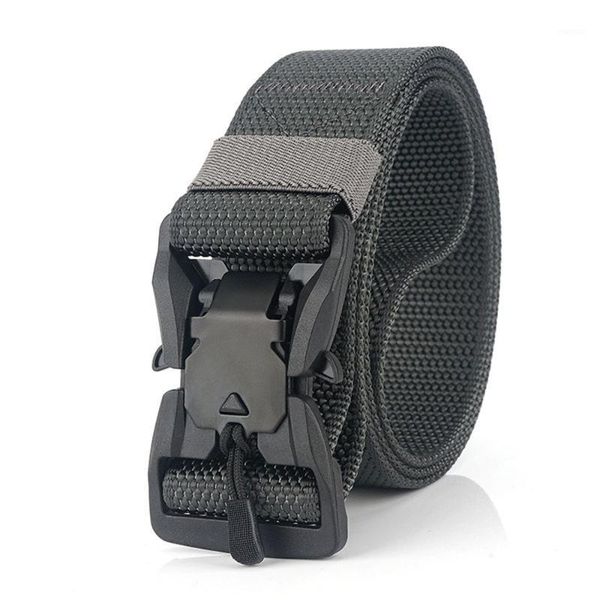tactical belts military waist belt adjustable webbing men women with quick release magnetic buckle for camping cords, slings and1
tactical belts military waist belt adjustable webbing men women with quick release magnetic buckle for camping cords, slings and1