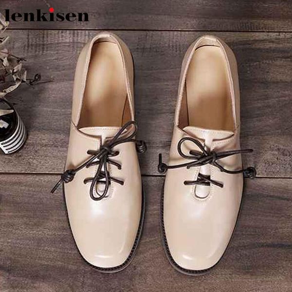 dress shoes lenkisen soft breathable genuine leather round toe cozy med heels women solid lace up leisure style large size pumps l16, Black
dress shoes lenkisen soft breathable genuine leather round toe cozy med heels women solid lace up leisure style large size pumps l16, Black