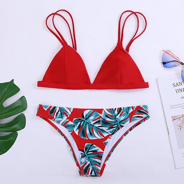 women's swimwear double strap bikini set women floral print push up swimsuit brazilian biquini pad bathing suit beachwear, White;black
women's swimwear double strap bikini set women floral print push up swimsuit brazilian biquini pad bathing suit beachwear, White;black