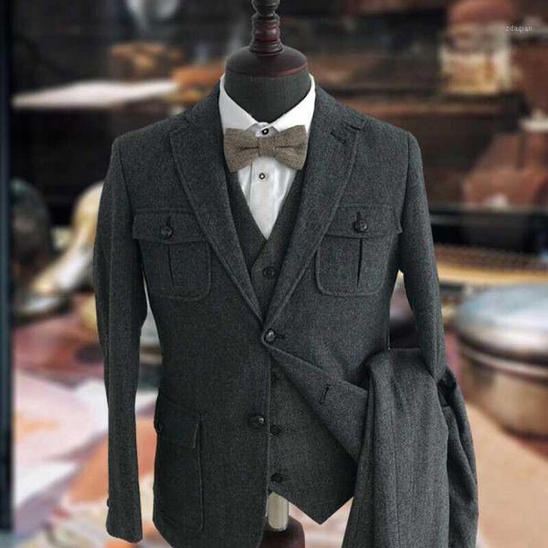 men's suits & blazers 2021 gray herriongbone wool blend notch lapel vintage formal two button retro winter, White;black
men's suits & blazers 2021 gray herriongbone wool blend notch lapel vintage formal two button retro winter, White;black