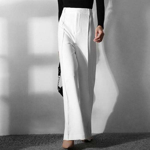 women's pants & capris white suit wide-leg female 2021 summer loose was thin versatile fashion elegant trousers r1042, Black;white
women's pants & capris white suit wide-leg female 2021 summer loose was thin versatile fashion elegant trousers r1042, Black;white