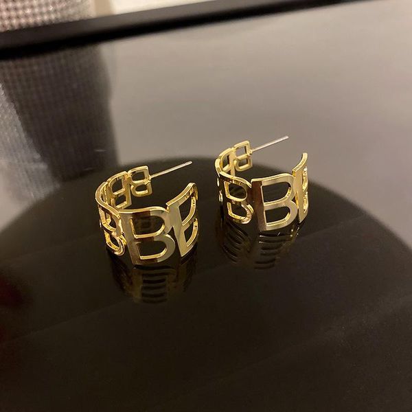 hoop & huggie srcoi trendy geometric metal letter b temperament simple gold color alloy c-shaped earrings women party jewelry gifts, Golden;silver
hoop & huggie srcoi trendy geometric metal letter b temperament simple gold color alloy c-shaped earrings women party jewelry gifts, Golden;silver