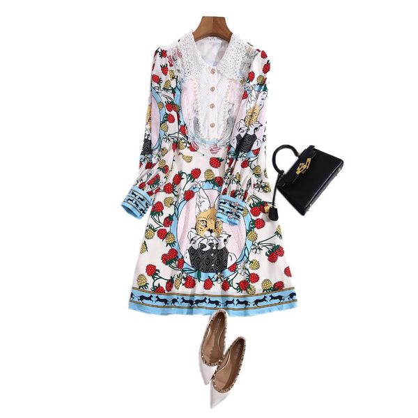casual dresses runway summer women's designer party comfortable holiday fashion lace appealing beaded adorable print mini dress, Black;gray
casual dresses runway summer women's designer party comfortable holiday fashion lace appealing beaded adorable print mini dress, Black;gray