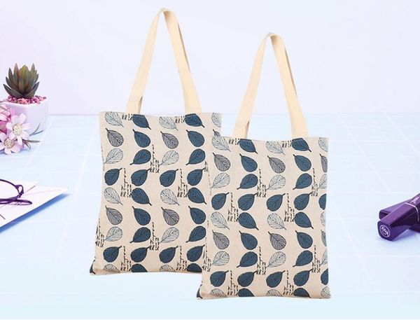 pcs/lot high-quality elegant leaves canvas shopping bags eco reusable foldable shoulder bag handbag storage
pcs/lot high-quality elegant leaves canvas shopping bags eco reusable foldable shoulder bag handbag storage