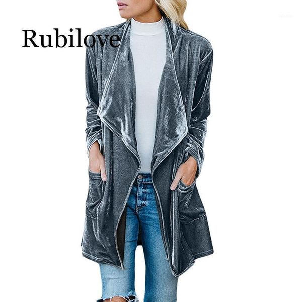 women's jackets women winter drape velvet jacket coat autumn open front slim cardigan with pockets fashion female warm overcoats outerw, Black;brown
women's jackets women winter drape velvet jacket coat autumn open front slim cardigan with pockets fashion female warm overcoats outerw, Black;brown