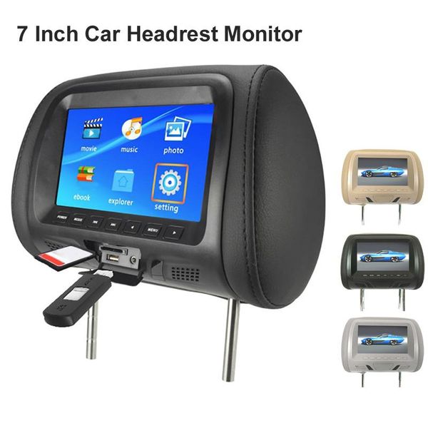car video monitor universal 7 inch headrest rear seat entertainment multimedias player usb sd
car video monitor universal 7 inch headrest rear seat entertainment multimedias player usb sd