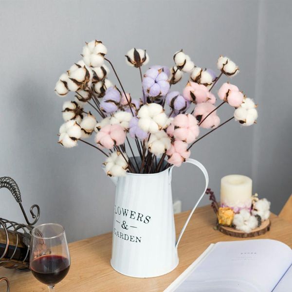 decorative flowers & wreaths 1pc dried cotton flower rustic artificial single branch stem home farmhouse decoration
decorative flowers & wreaths 1pc dried cotton flower rustic artificial single branch stem home farmhouse decoration