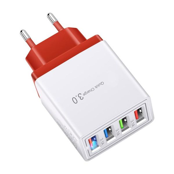 smart power plugs us/ eu plug 4 port fast quick charge qc 3.0 usb hub wall charger 3.5a adapter led travel light z1129
smart power plugs us/ eu plug 4 port fast quick charge qc 3.0 usb hub wall charger 3.5a adapter led travel light z1129
