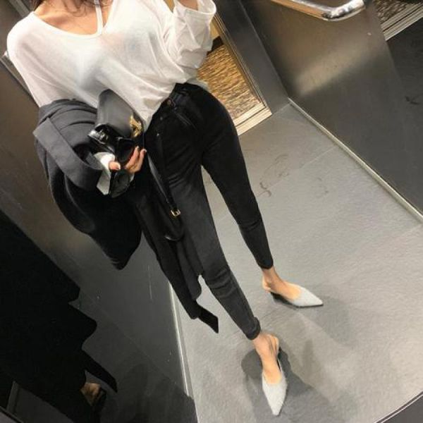genayooa autumn high waist black casual skinny woman korean style push up demin jeans pants femme 210417, Blue
genayooa autumn high waist black casual skinny woman korean style push up demin jeans pants femme 210417, Blue