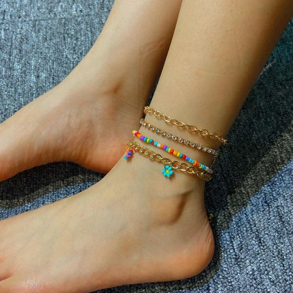 anklets leg necklace chains for women bohemian ankle bracelets foot jewelry bijoux femme 2021 beach accessories tobillera, Red;blue
anklets leg necklace chains for women bohemian ankle bracelets foot jewelry bijoux femme 2021 beach accessories tobillera, Red;blue