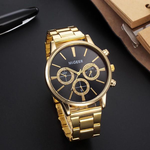 wristwatches mens watches 2021 automatic men quartz gold sport watch military for relogio masculino, Slivery;brown
wristwatches mens watches 2021 automatic men quartz gold sport watch military for relogio masculino, Slivery;brown