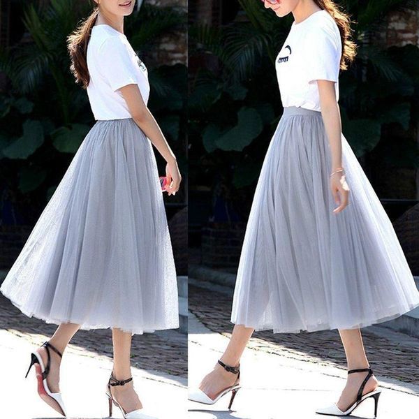 skirts summer ball gown women multi layer tulle pleated retro long maxi tutu high waist skirt 6 colors, Black
skirts summer ball gown women multi layer tulle pleated retro long maxi tutu high waist skirt 6 colors, Black