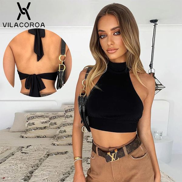 black halter bandage sleeveless backless veat women skinny cropped high street nightclub lace-up female tank women's tanks & c, White
black halter bandage sleeveless backless veat women skinny cropped high street nightclub lace-up female tank women's tanks & c, White
