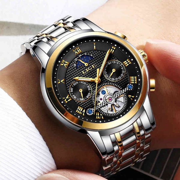 gentlemen watches fire luck luxury automatic mechanical men fully stalled business waterproof sports relogio masculino, Slivery;brown
gentlemen watches fire luck luxury automatic mechanical men fully stalled business waterproof sports relogio masculino, Slivery;brown