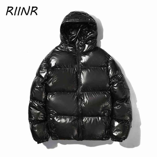 riinr 2021 shiny thick padded 2021 fashion trend warmth reflective hooded men's solid color et couple plus size coat, Black
riinr 2021 shiny thick padded 2021 fashion trend warmth reflective hooded men's solid color et couple plus size coat, Black