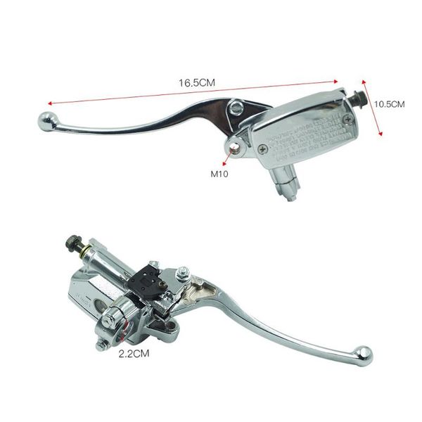 motorcycle brakes 1 pair 22mm disc brake upper pump hydraulic assembly left right front master cylinder
motorcycle brakes 1 pair 22mm disc brake upper pump hydraulic assembly left right front master cylinder