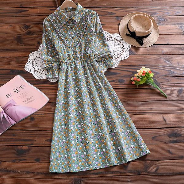 autumn 2021 mori girl vintage small floral square-neck cinched slimming mid-length corduroy long-sleeved dress casual dresses, Black;gray
autumn 2021 mori girl vintage small floral square-neck cinched slimming mid-length corduroy long-sleeved dress casual dresses, Black;gray