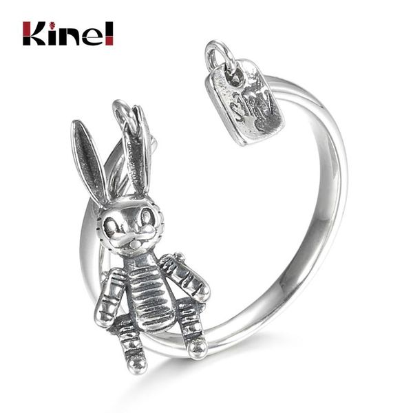 cluster rings kinel 100% real 925 sterling silver fine jewelry korean style finger animal ring for women wedding band gift, Golden;silver
cluster rings kinel 100% real 925 sterling silver fine jewelry korean style finger animal ring for women wedding band gift, Golden;silver