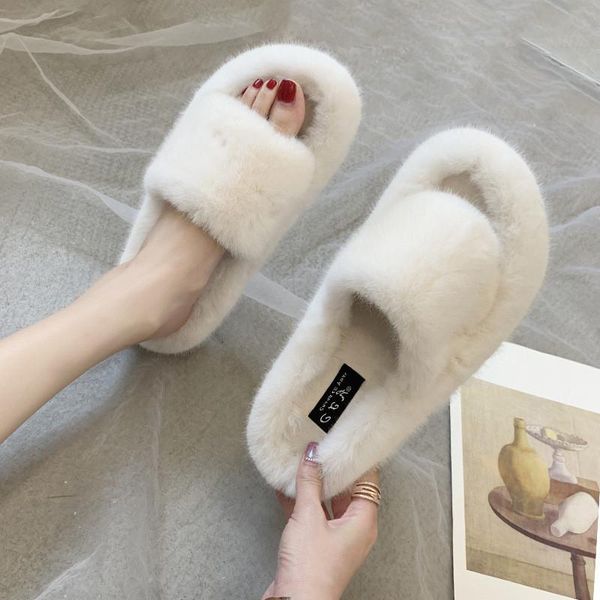 slippers ladies 100% mink hair summer fashion word soft home shoes, Black
slippers ladies 100% mink hair summer fashion word soft home shoes, Black